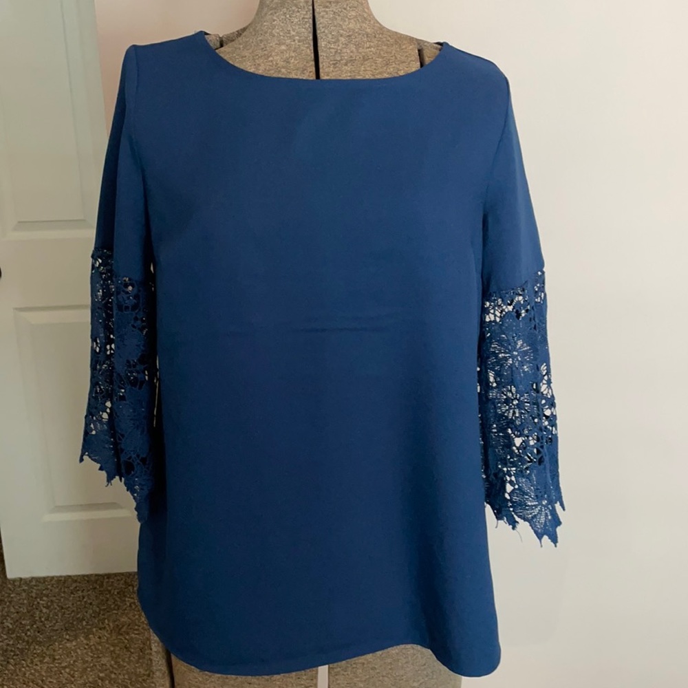 Blue party top